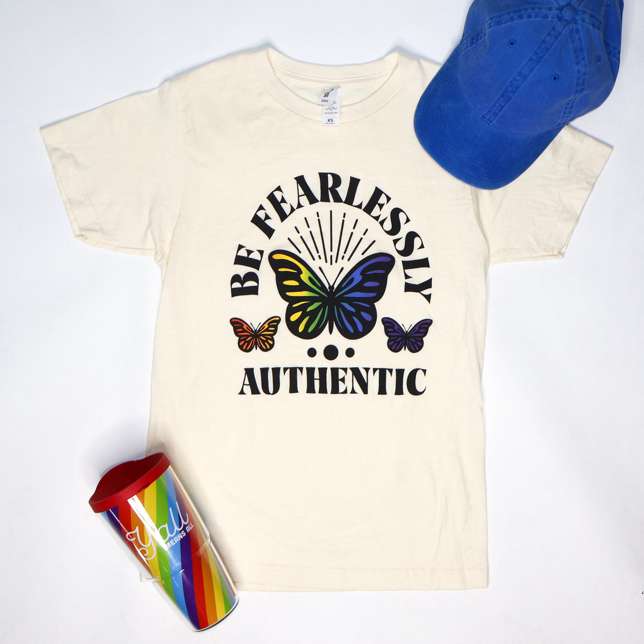 Be Fearlessly Authentic Tee - Pride Edition